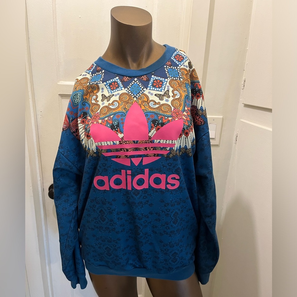 Adidas colorful sweatshirt